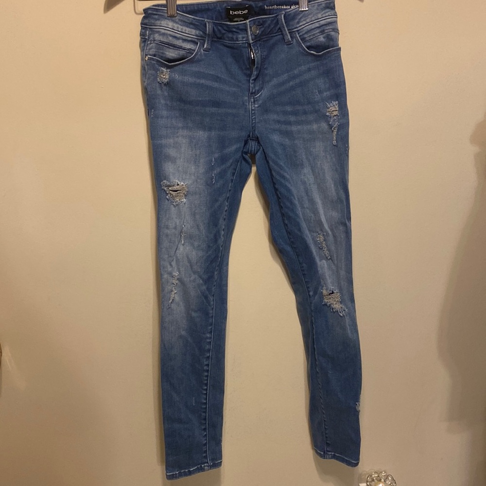 Bebe Heartbreaker Skinny Jeans